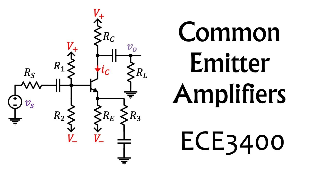 ECE3400 Lecture 13 Common Emitter Amplifiers (Analog Electronics