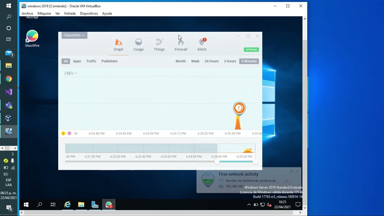 Administración y Monitoreo en GlassWire