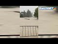 Потоп в Керчи: по автовокзалу плывут трубы