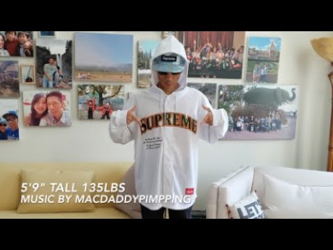 Supreme Mesh Baseball Jersey XL Try-On Body Fit + TNF Backpack!