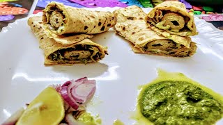 CHICKEN SEEKH ROLL | Chicken Kathi Roll Recipe | Chicken Kebab Roll Recipe | Steet Style Seekh Kebab