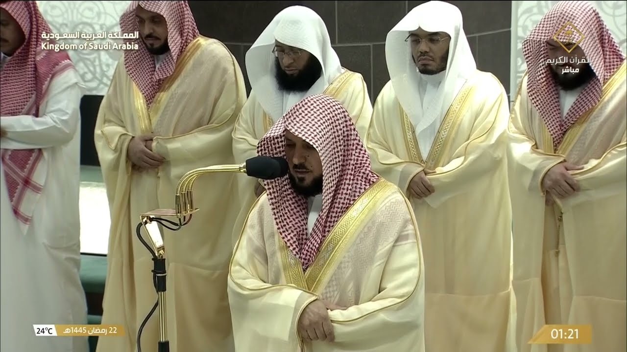 صلاة التهجد للشيخ ماهر المعيقلي ليلة 22 رمضان 1445هـ - التسليمتان الأخيرتان