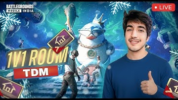 BGMI LIVE CUSTOM ROOM🔴 | 1V1 TDM CUSTOMS | NOOBS NOT ALLOWED😅😛#bgmilive #shortsfeed  #bgmicustomroom