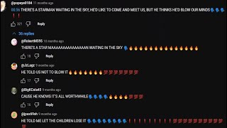 Starman but the lyrics are Youtube comments | David Bowie - Starman