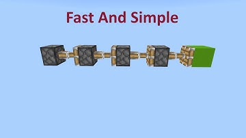 Easy Quadruple Piston Extender Tutorial - Minecraft Bedrock