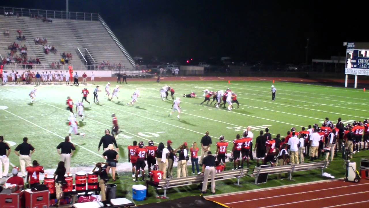 52 Yard Trow Againt Tomball Kriegan Bridges