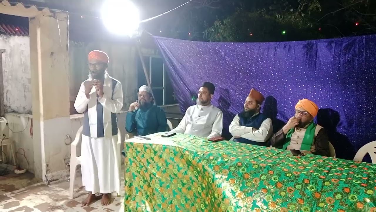 Bayan by Moulana Muqeem Ahmed Razvi, Bangalore at Khanwad e Jame Alam Chennai  Meraj un Nabi SAW)