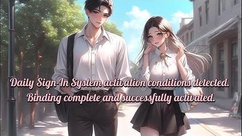 Daily Sign-In System activation conditions detected. Binding complete and successfully activated.