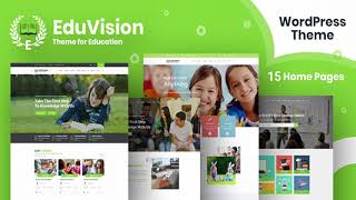 Eduvision - Online Course Multipurpose Education WordPress Theme | Themeforest Website Templates