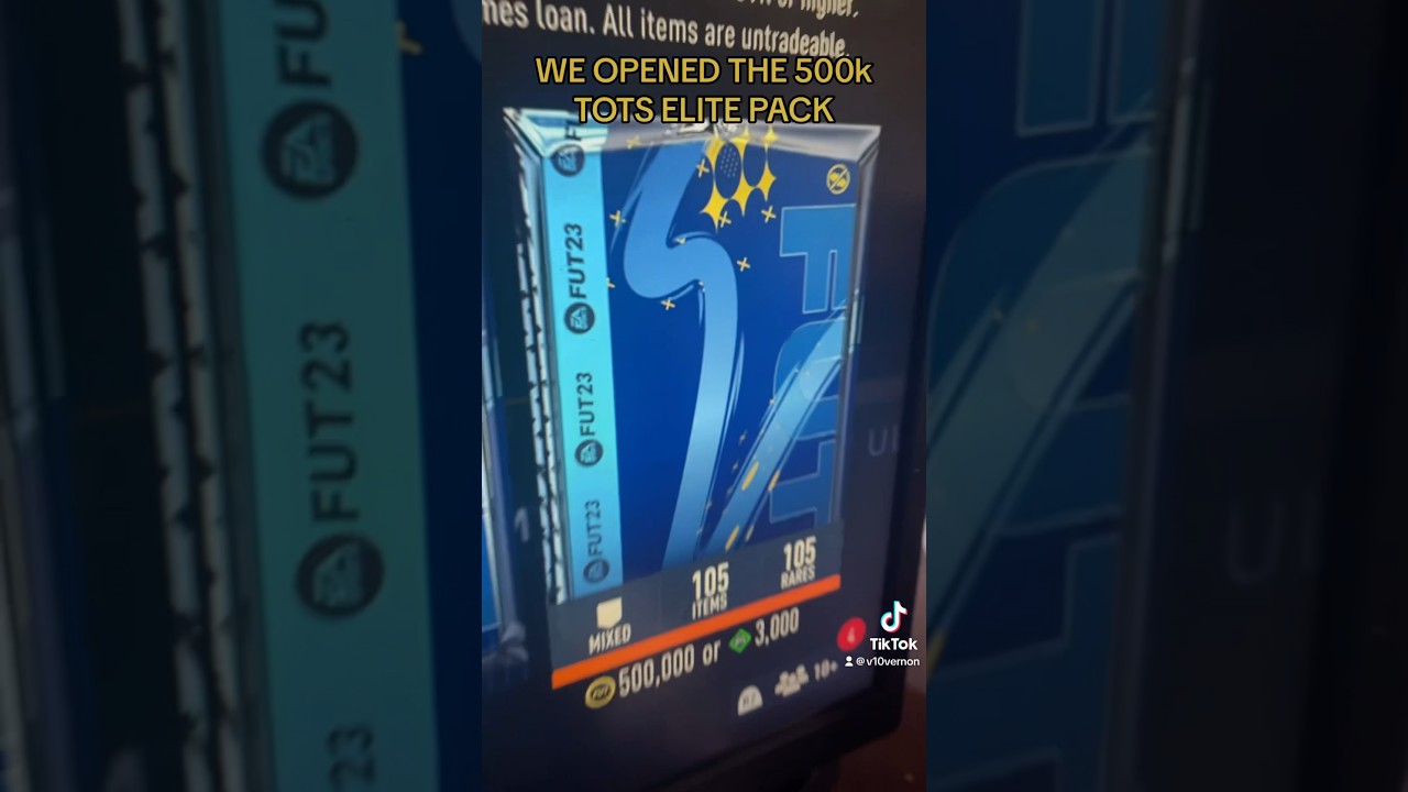 500K TOTS ELITE PACK OPENED 