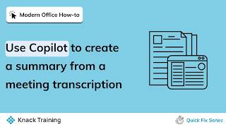 Convert Transcripts into Summaries | Everyday Office