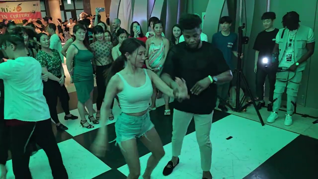 Terry(테리) & Nadia(나디아) Salsa Social Dancing  JEJU LATIN FESTIVAL 2023 06 23