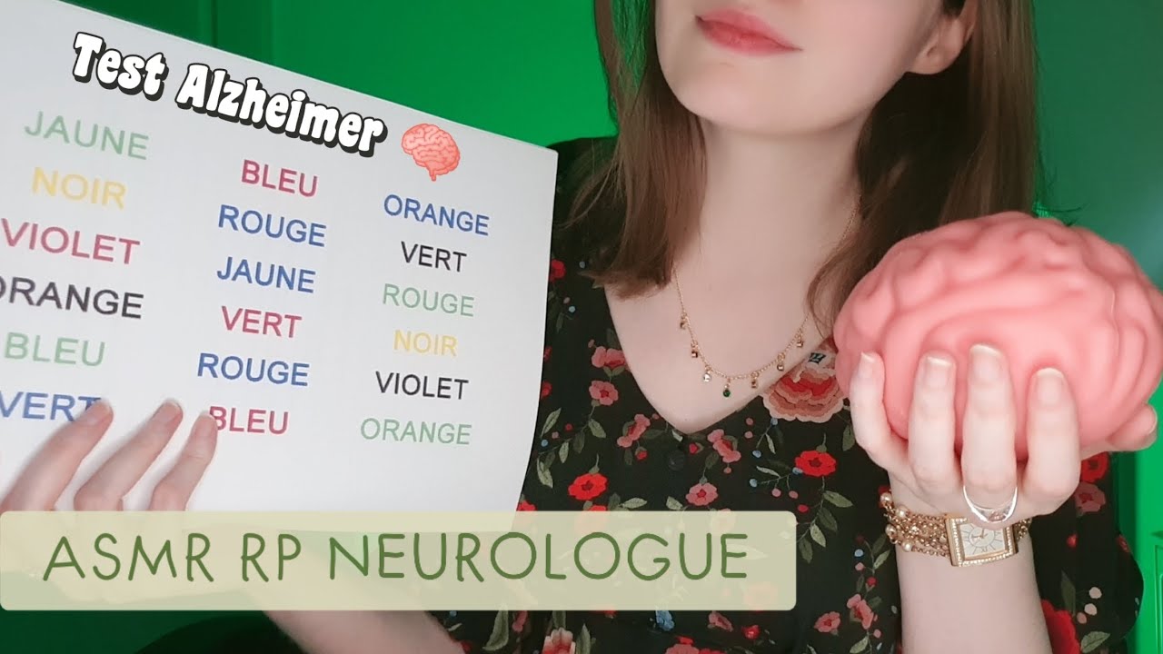 {ASMR} Roleplay Médecin Neurologue (Test Alzheimer 📝)