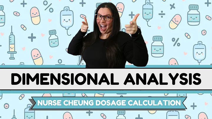 Dimensional Analysis for Beginners | Solve Any Nursing Math Problem
