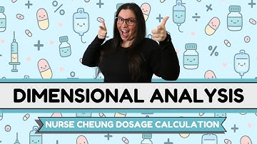 Dimensional Analysis for Beginners | Solve Any Nursing Math Problem