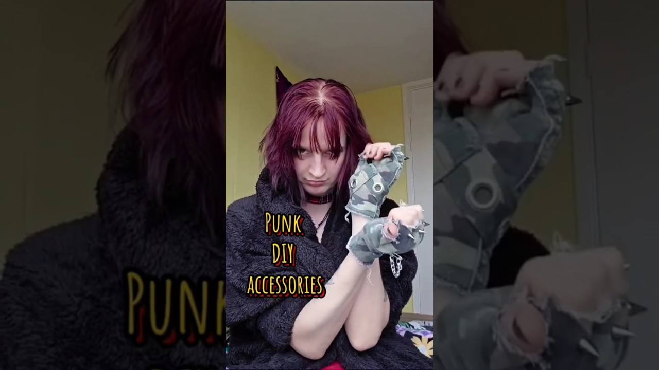 Some recent DIY punk/grunge accessories 