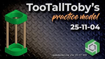 Onshape Speedmodeling Too Tall Toby Practice Model 25-11-04