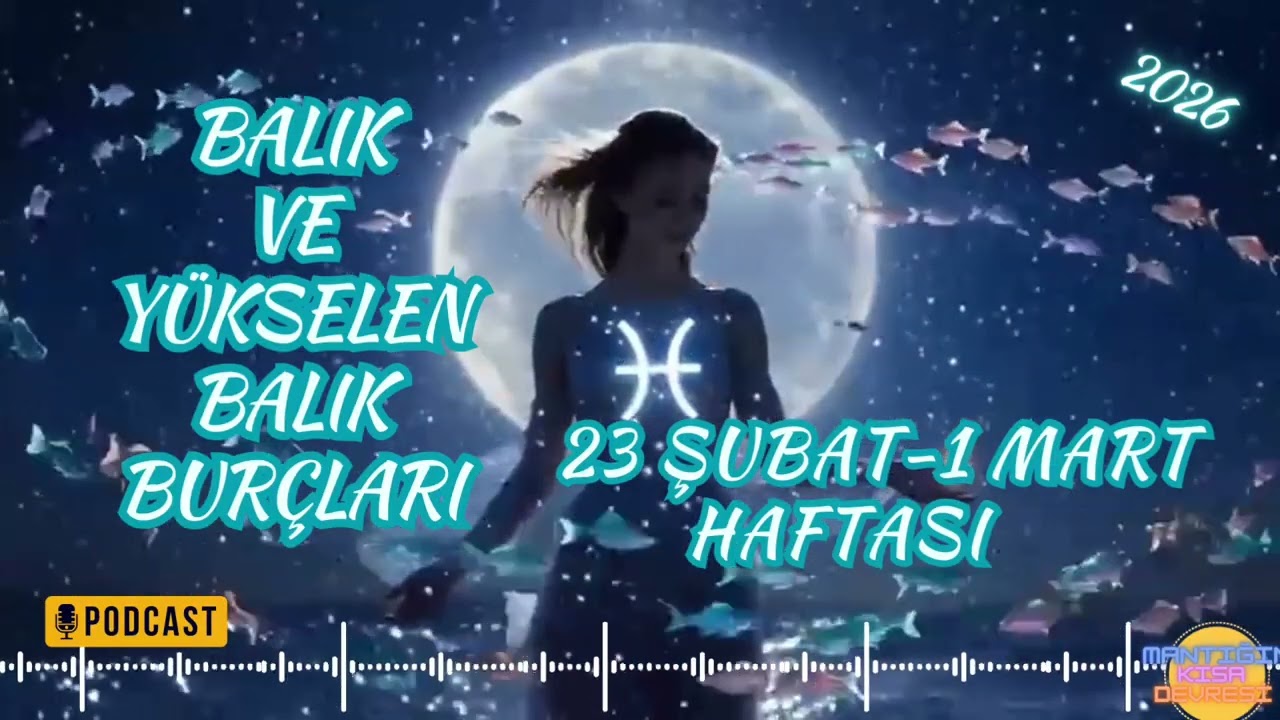 ♓ Balık ve Yükselen Balık Burçları | Uyanış, Yüzleşme ve Yeni Sınırlar