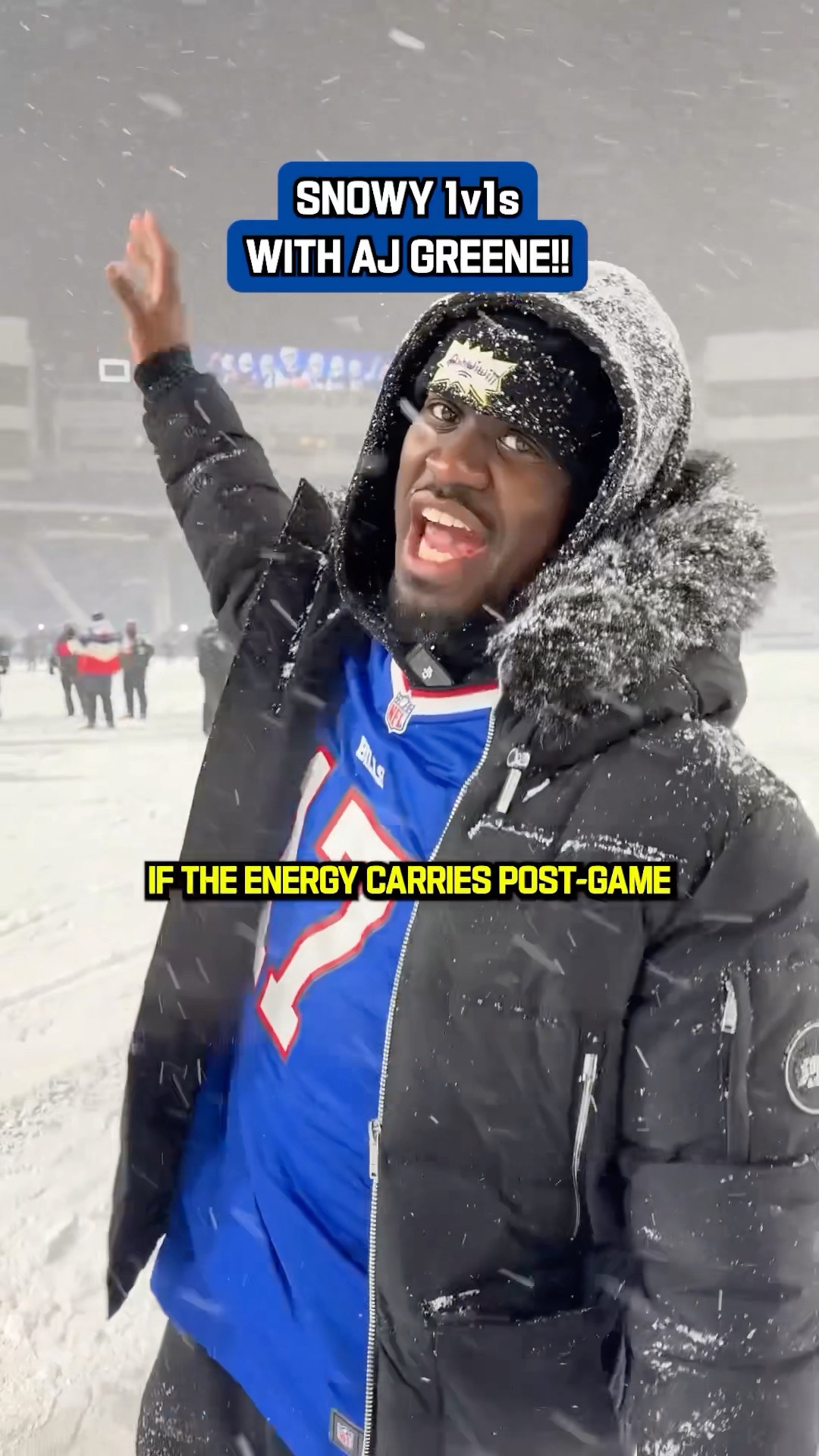 Snowy 1v1s with @ajgreene15 ?❄️