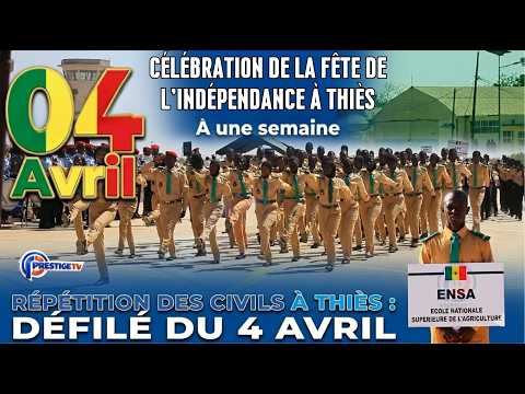 Thies - Répétition générale des civiles à une semaine de la célébration du 04 Avril