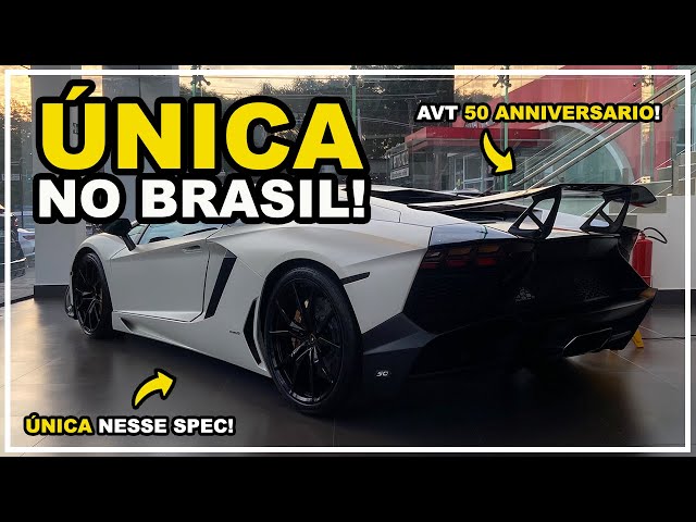 Lamborghini Aventador 50° Anniversario A única LAMBORGHINI AVENTADOR com kit 50 Anniversario do BRASIL