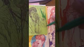 Drawing Hyunjin on Killing voice(5)! #straykids #killingvoice #singing #drawing #hyunjin