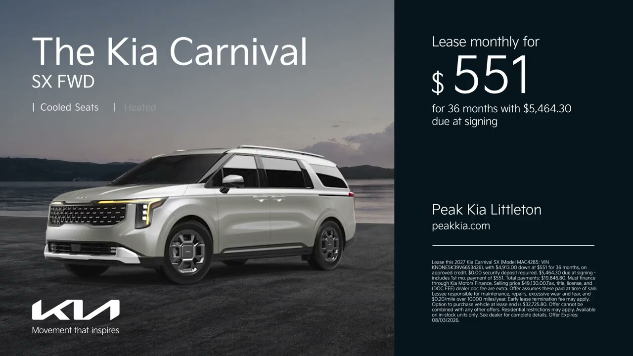 Kia Carnival 07/26/2026 7743725 - YouTube