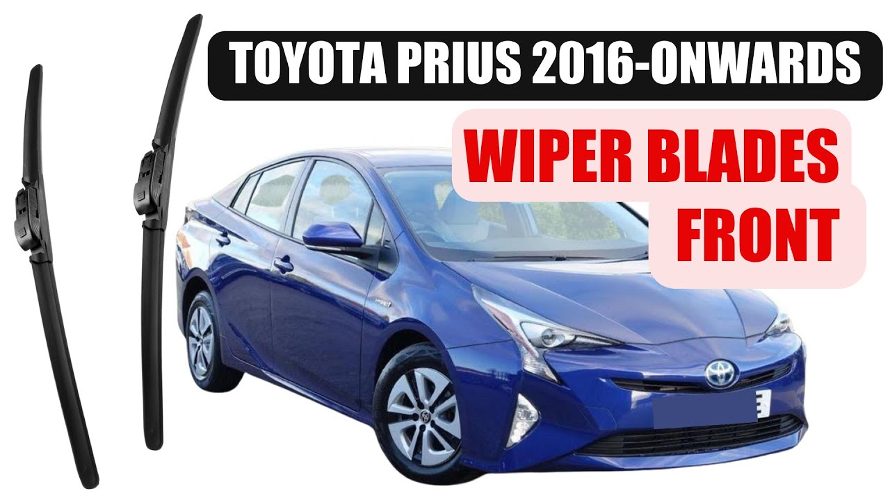 TCDMS Wiper Blades For Toyota Prius Hatchback 2016-2022 – 28" & 16" Front + 14" Rear, All-Season Performance