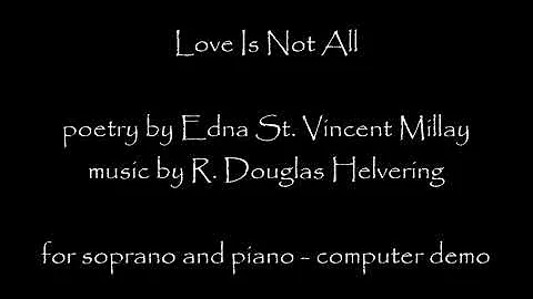Love Is Not All - R. Douglas Helvering (Computer D...