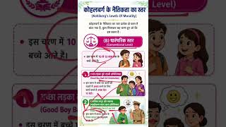 कोहलवर्ग का सिद्धांत short video #ctet #ctet2026