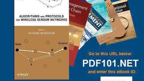 Algorithms and Protocols for Wireless Sensor Networks Wiley Series on Parallel and Distributed Compu