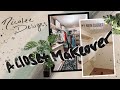 Apartment Friendly DIY CLOSET MAKEOVER!