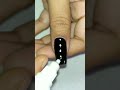 Black Colour Nail Design Naildesign Nailart Shorts Youtubeshorts