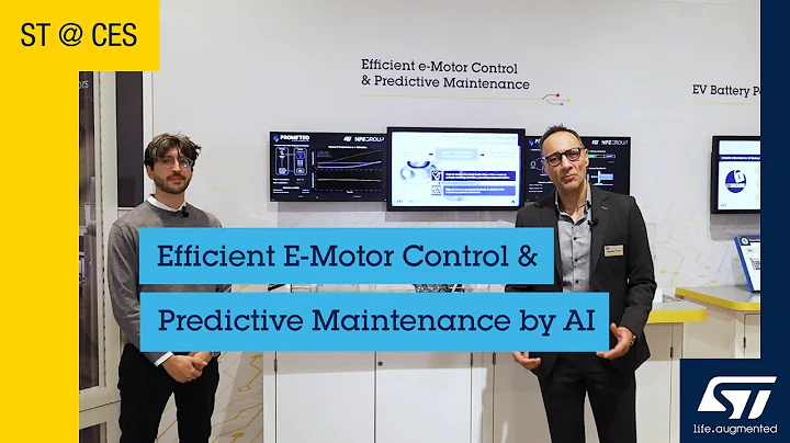ST at CES 2024 — Efficient E-Motor Control & Predictive Maintenance