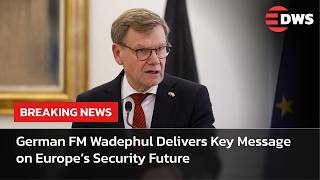 FULL REMARKS: German Foreign Minister Wadephul Issues Strong Warning on Global Order | AC14