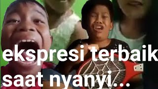 Virall..!!!Bocah duet nyanyi pake muka jelek.