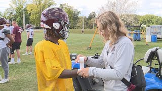 Friday nights on the sideline: Shippensburg students step up as athletic trainers