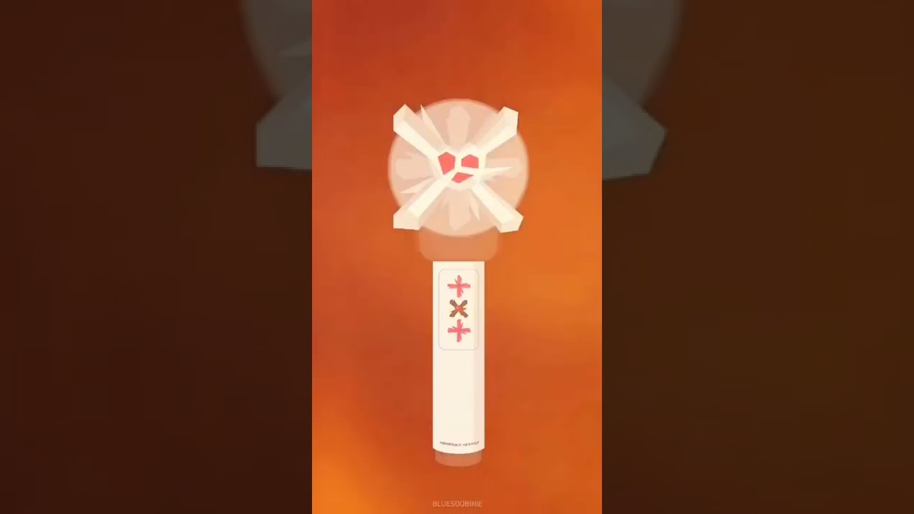 Lightstick của Thursday’s Child do bạn Moa trên twitter edit. Cre: bluesoobinie