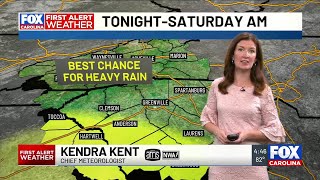 FIRST ALERT: Two more rounds of rain, drier next week