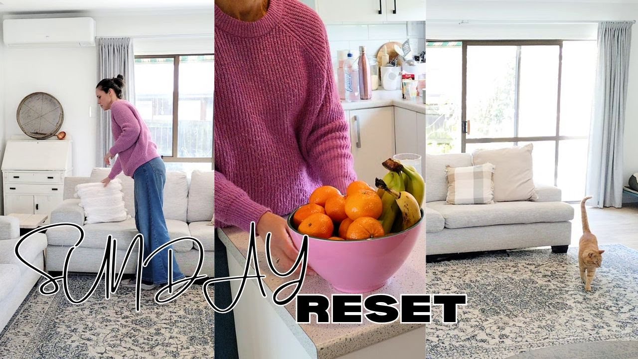 SUNDAY RESET // WEEKLY CLEANING MOTIVATION // GET IT ALL DONE // FAITH HOPE & LAUNDRY