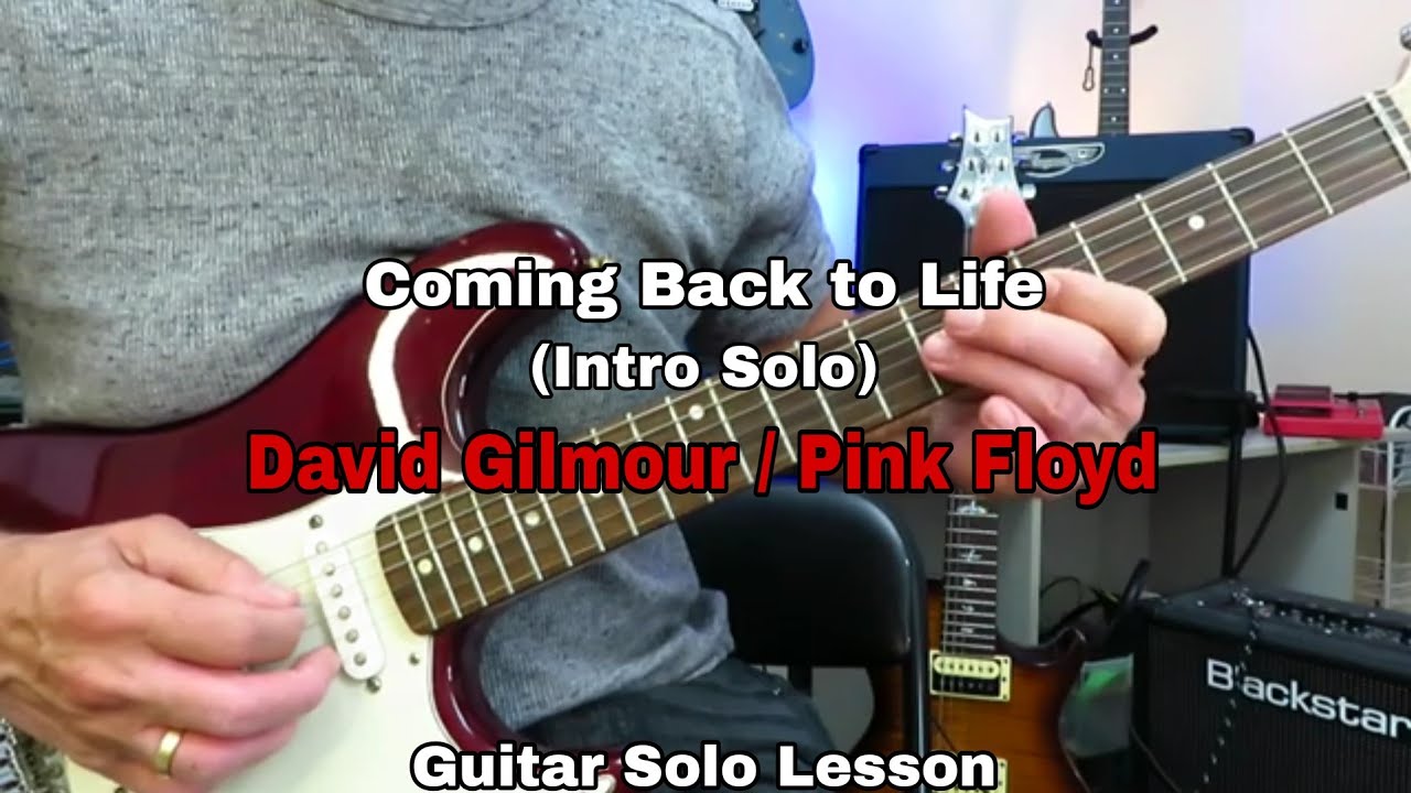Coming Back to Life (Intro Solo) - David Gilmour / Pink Floyd. Guitar Lesson / Tutorial