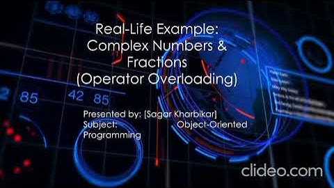 “Real-Life Examples of Complex Numbers and Fractions | Operator Overloading Explained”