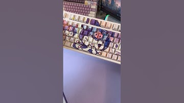 ASMR unbox some Kuromi keycaps from GoblinTech with me 💜