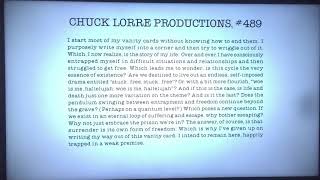 Chuck Lorre Productions, #489/The Tamnenbaum Company/Warner Bros. Television (2015)