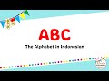 The alphabet in indonesian