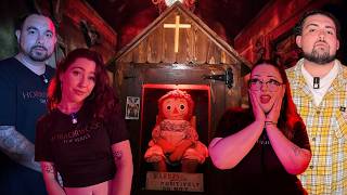REAL ANNABELLE STAYING OVERNIGHT at HAUNTED WARREN MUSEUM
