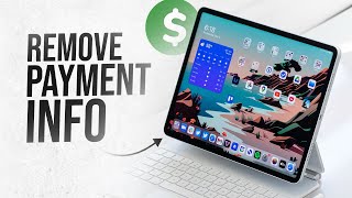 How to Remove Payment Information on iPad (tutorial)