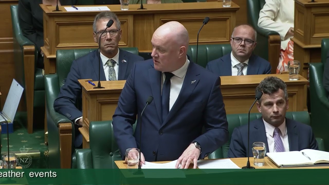 PRIME MINISTER'S STATEMENT | Mt Maunganui Landslide & Major Weather Events