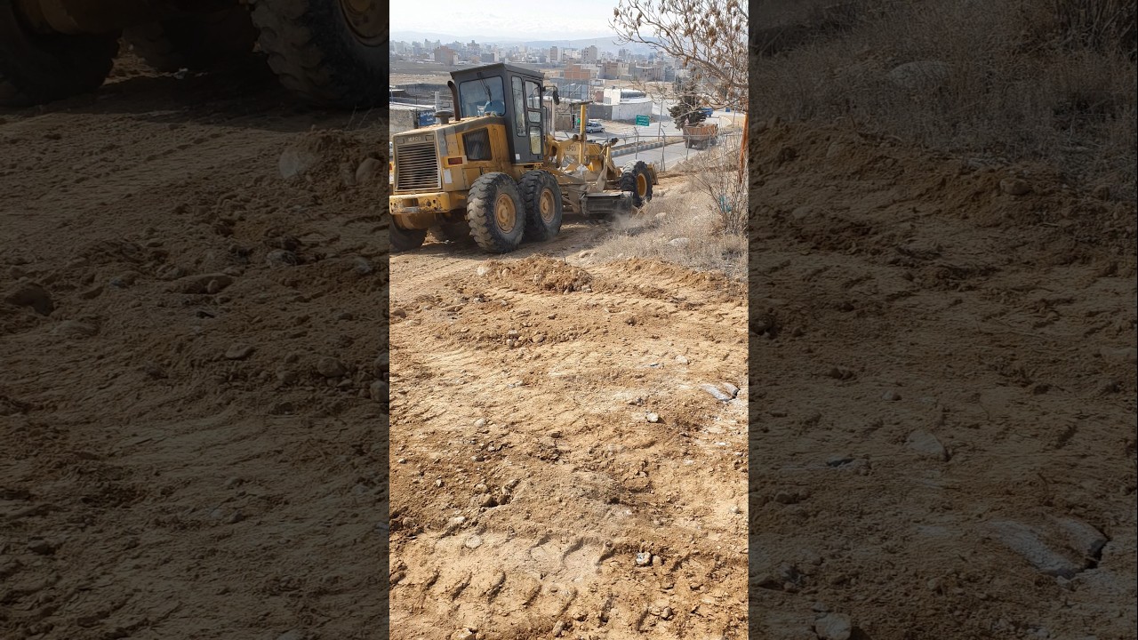 Grader Power Serving Water Supply. 