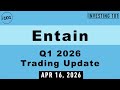 Entain Q1 2026 Trading Update | Net Gaming Revenue Up 3% as UK and Australia Beat Forecasts
